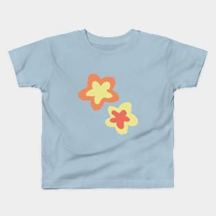 Cute Orange Stars Kids T-Shirt